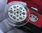 Lot of 6 One - 1 gram Each .999 Pure Silver Bars -Makes a whole Pizza Custom cap