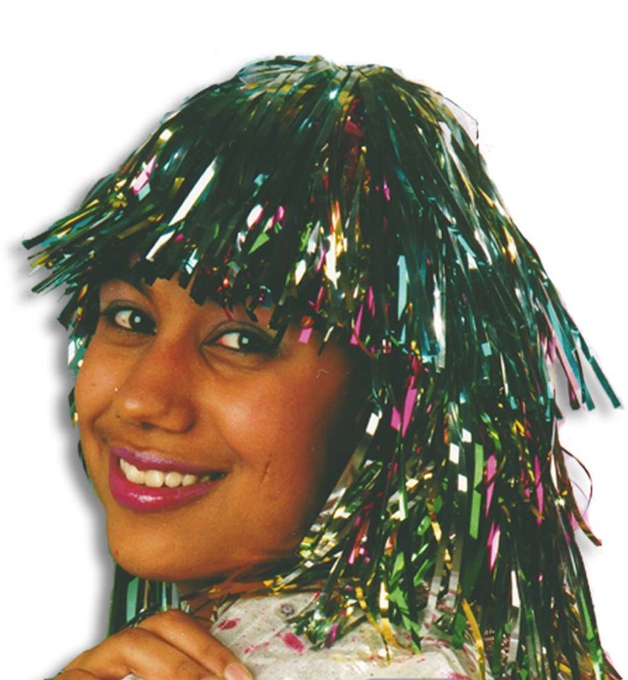 Starlight Perücke Silber – Glitzernde Bob-Perücke Mit Pony Für Cosplay & Party