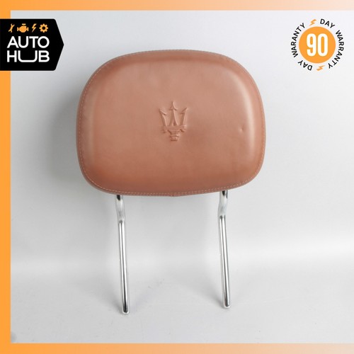 14-16 Maserati Ghibli M157 Front Right or Left Seat Headrest Head Rest Brown OEM - Picture 1 of 12