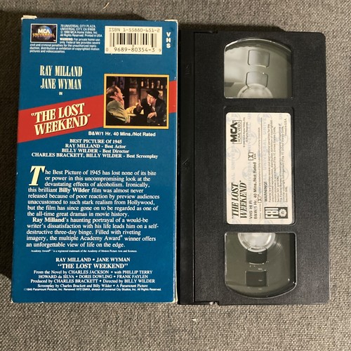 Lost Weekend, The (1945), VHS Movie, MCA Home Video (1990), Best Pic 1945 - Picture 2 of 4