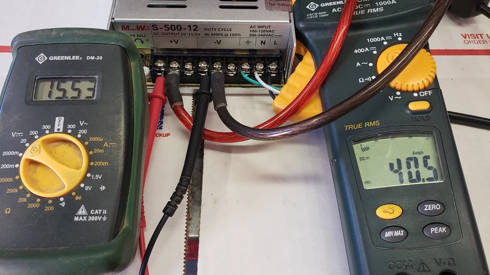 40 Amp 13,8V Amateurfunk Netzteil 10-15,5 Volt gerade zur MegaWatt® Leitung hinzugefügt - Bild 2 von 4