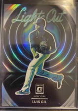 2022 Donruss Optic Lights Out #LO-2 Luis Gil - New York Yankees