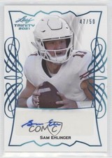 2021 Leaf Trinity Portraits Platinum Spectrum 47/50 Sam Ehlinger Auto 12kd