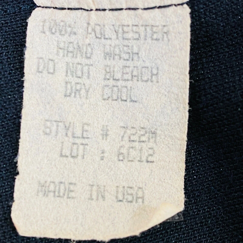 Vestido midi para mujer Papillon Collection talla 10 negro manga larga hecho en EE. UU. Foto 4 de 4