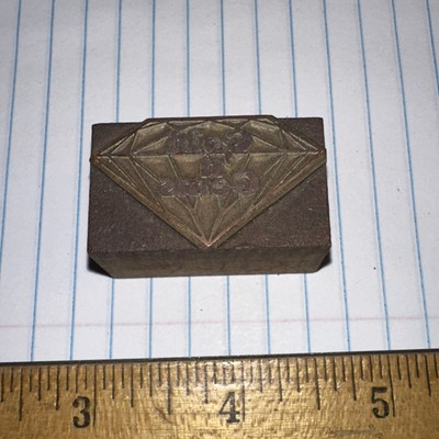 Printing Block ( Gold and Gems ) Large Diamond