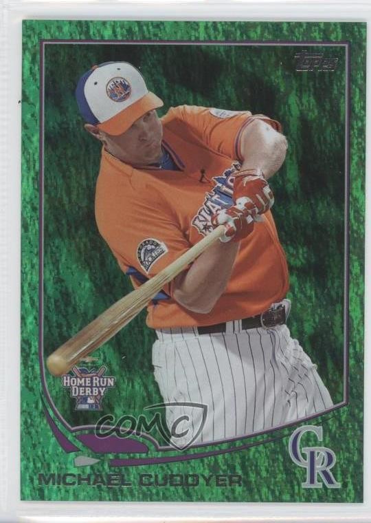 2013 Topps Update Home Run Derby Emerald Foil Michael Cuddyer #US226 c7w