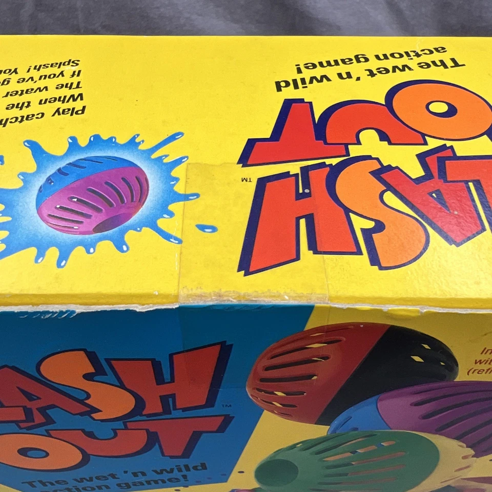 Винтажная игра Splash Out Water Balloon от Galoob в комплекте с воздушными шарами в коробке! НОВЫЙ - Изображение 3 из 4
