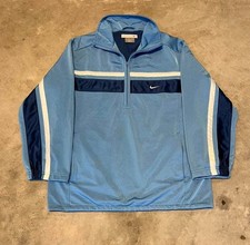 Nike Basketball Silver Tag VTG 90s Pullover Track Jacket 1/4 Zip Women Medium