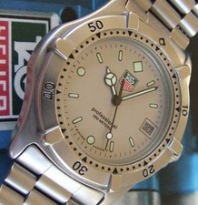 TAG HeUeR Mens ClaSSiC 1st Gen 2000 Series~Pre Aquaracer~Gray Dl~37mm~IMMACULATE 6