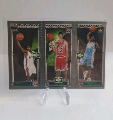 2003-04 Topps Rookie Matrix RC LeBron James #111, Hinrich #117, Anthony #113