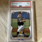 PSA9 PAUL SKENES 2023 BOWMAN DRAFT ⚾️ #BD14 1st BOWMAN ROOKIE CARD MINT