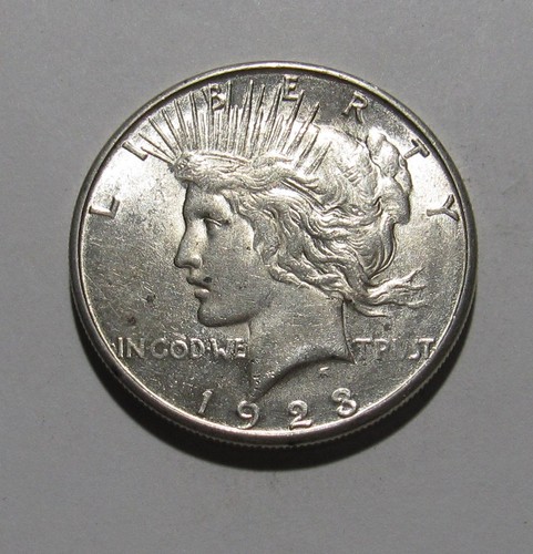 1923 S Peace Dollar - AU+/BU Condition - 173SU | eBay