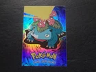 1999 Topps Pokemon the First Movie Rainbow Foil E3 #03 Venusaur Blue Logo