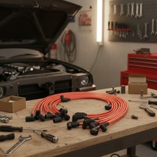 10.5mm High Performance Spark Plug Wire Set Fit For Hei Bbc Sbc 350 383 454