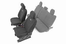 Rough Country Front Seat Covers Black For Ford 15-20 F150 Xl Xlt 15-26 Rough Country Front Seat Covers Black For Ford 15-20 F150 Xl Xlt 15-26