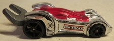 2009 Mattel Hot Wheels HW Tools R0917 Silver Diecast Sports Car Tooligan Loose