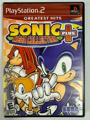 Sonic Mega Collection Plus Greatest Hits PlayStation 2 Video Game Complete