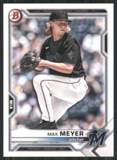 2021 Bowman Draft #BD-99 Max Meyer Miami Marlins 3603