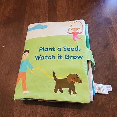 Lovevery Plant A Seed, Watch It Grow Soft Book Explorer Play Kit Busy Texture