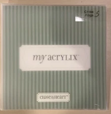 Close To My Heart “Frogs” C1184 My Acrylix, Crafting, Scrapbooking