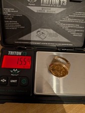 Full Sovereign coin  Ring size z/z1 