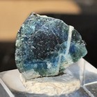 BICLOR INDICOLITE BLUE TOURMALINE SLICE THUMBNAIL PAPROK,AFGHANISTAN — photo 4