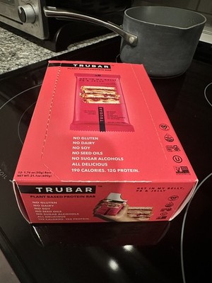 TRUBAR 12g Plant Based Protein Bars - Get in My Belly PB & Jelly - 12ct