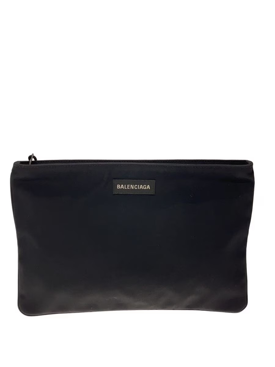 BALENCIAGA logo clutch
