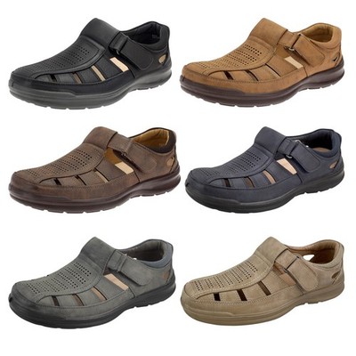 Herren Slipper Sandalen Halbschuhe Freizeitschuhe Sommer Kunstleder Schuhe 40-46
