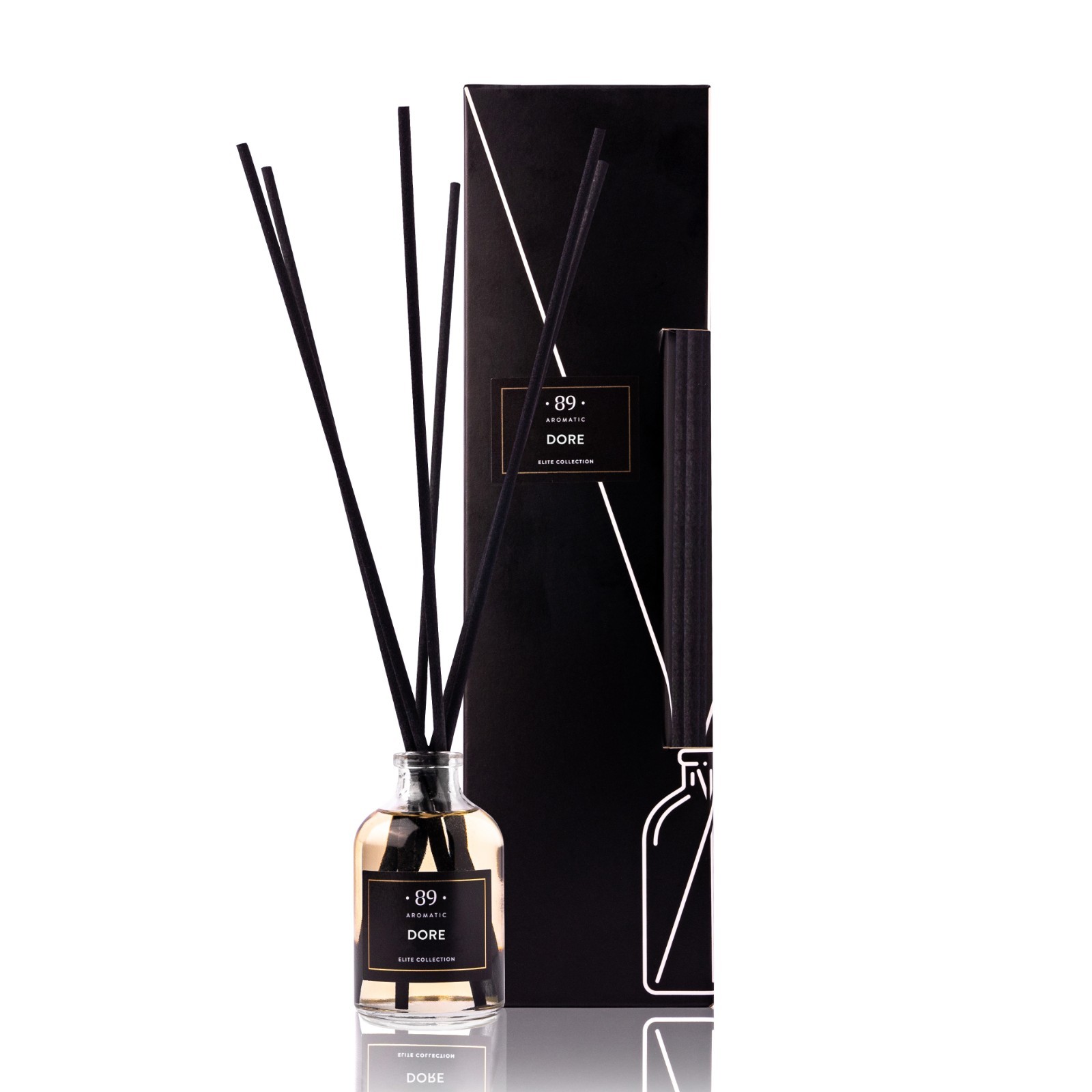 Aromatic 89 Dore Reed Diffuser 50ml • Luxury Long Lasting Home Fragrance Gift
