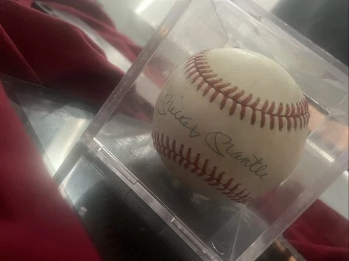 Mickey Mantle Autographed Rawlings Baseball Ball