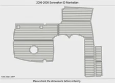 DuraEVA Seadek EVA Foam Boat flooring 2006-2008 Sunseeker 50 Manhattan