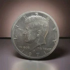 This is a 1971-D Kennedy half dollar coin Featuring An FS-101 Error. DDO ERROR