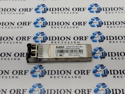 Lot of 2 Avago AFBR-57D7APZ-IB1 8G SFP+ Fiber Optic Module SKU 3031