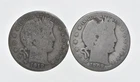 1892-1915 Lot 2 1912-S 1908-O Barber 90% Half Dollars - Coin Collection *060