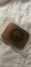 Lasercraft Vintage Nature Western Rectangular Wood/Metal Belt Buckle 2in Fit