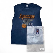 ERIC EMANUEL NCAA SYRACUSE UNIVERSITY SLEEVELESS CUTOFF SIZE LARGE