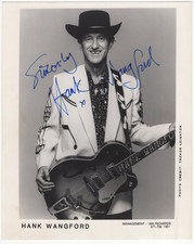 Hank Wangford Signed Photo / Autographed Country Western Singer