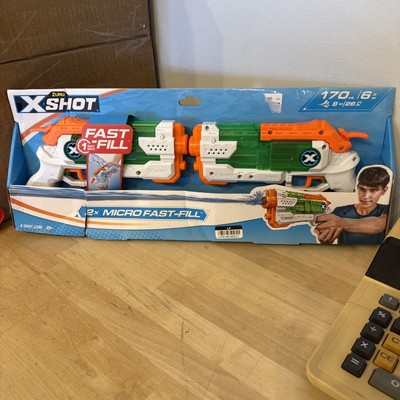 ZURU X-Shot Water Fast-Fill Micro Water Blaster Squirt Toy 2pk