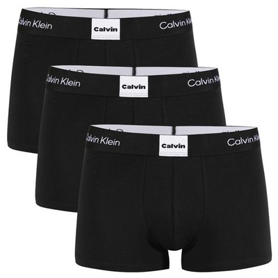3er Pack CALVIN KLEIN Boxershorts Cotton Stretch Baumwolle LV0NB4476 UB1 Schwarz