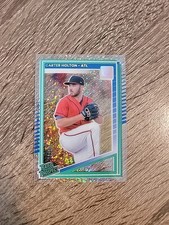 2025 Panini Donruss Rated Prospects Carter Holton /10 Clearly Glitter #182