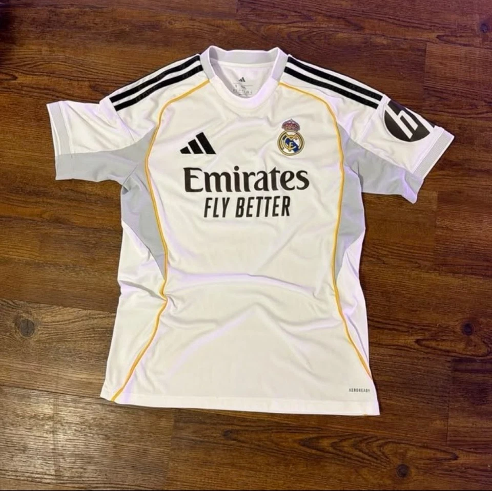 adidas Maillot Real Madrid Domicile 2024-2025 L Manches courtes Blanc - Photo 1/1