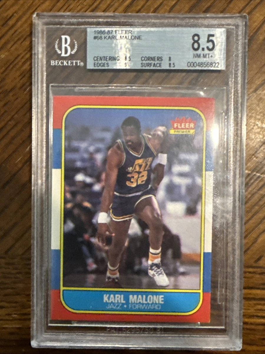 Fleer Karl Malone Basketball Rookie Sports Trading Cards
