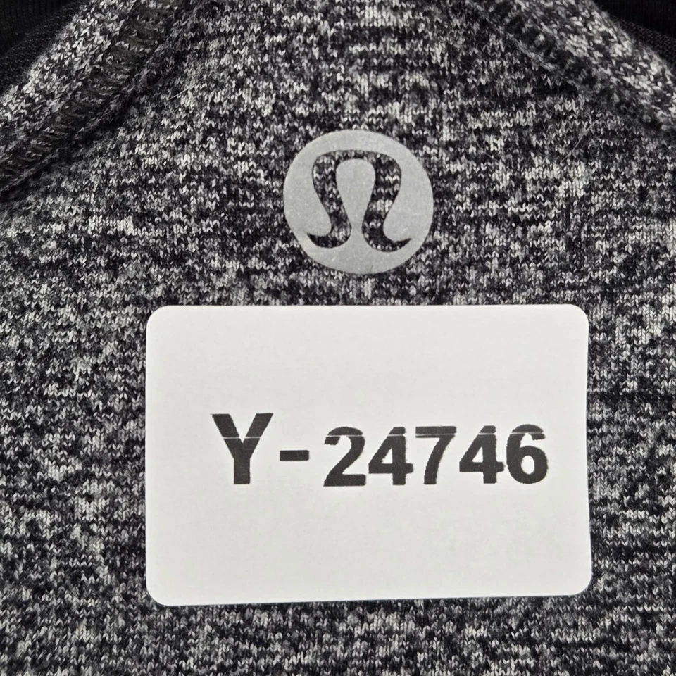 Camiseta sin mangas Lululemon para mujer 4 gris ropa deportiva Power Y cuello redondo pulóver Foto 2 de 4