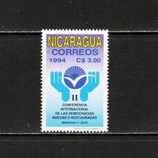 S9697   Nicaragua  1994   Democracies Conference   1v.   MNH