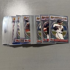 1993 Topps Finest Baseball Lot of 327 Cards. All base & Lots Duplicates No A.S.