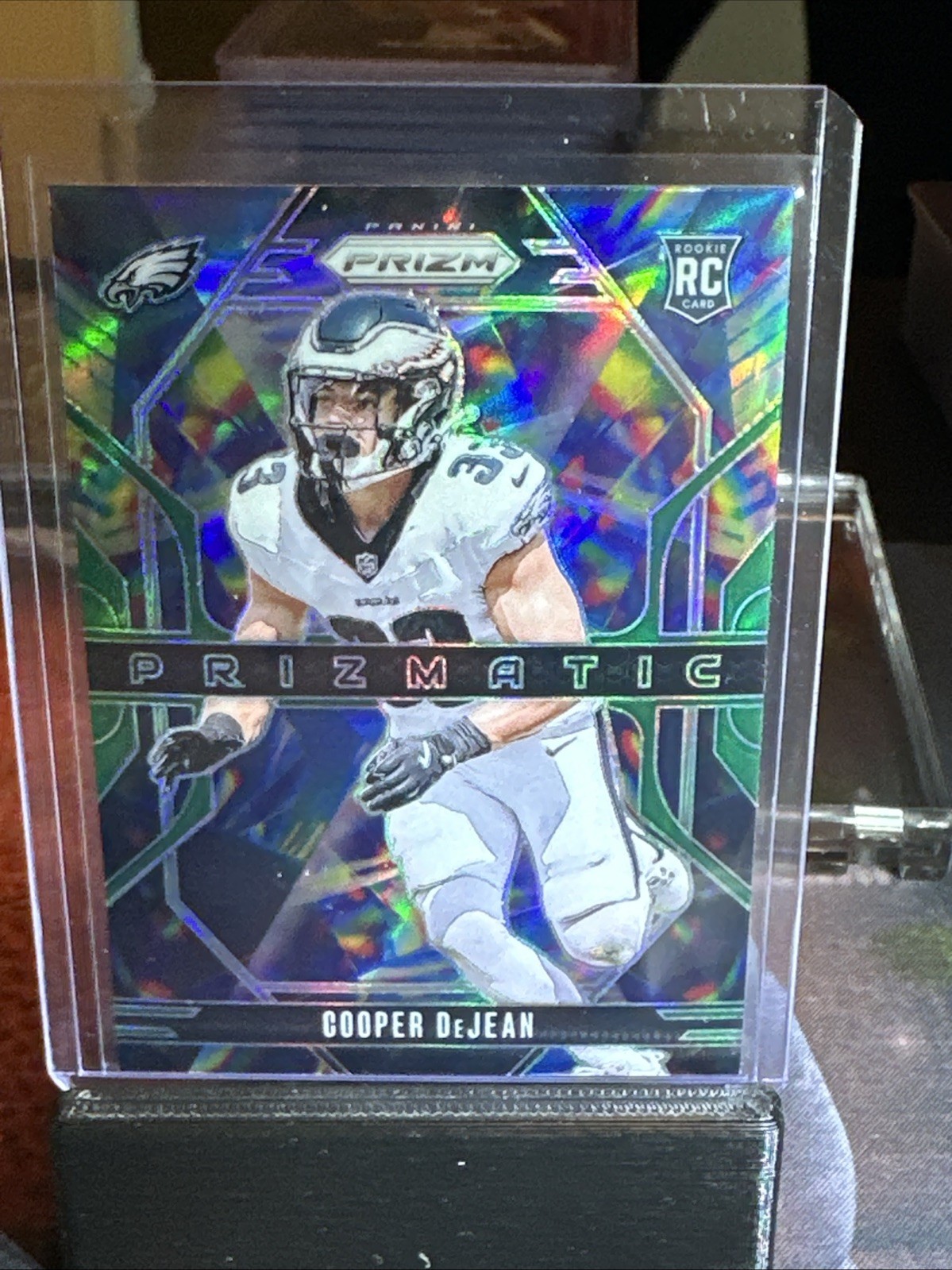 2024 Panini Prizm - Prizmatic Green Prizm #6 Cooper DeJean (RC)