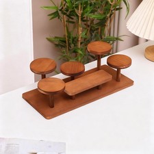 Wooden Tiered Riser Display Stand Toys Bedroom Cosmetics Planter Holder Rack