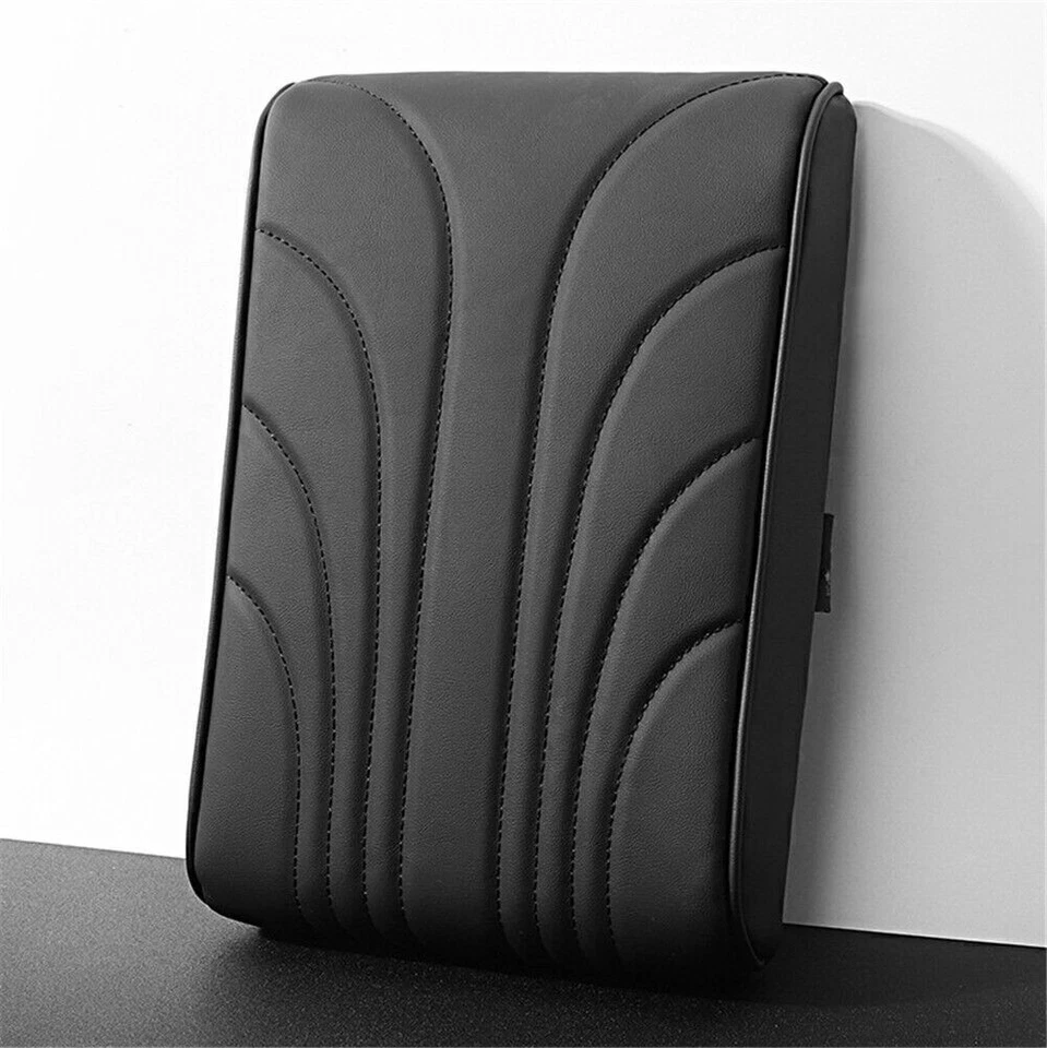 Console central de carro apoio de braço almofada tapete almofada capa couro ecológico descanso de braço proteção - Imagem 4 de 4