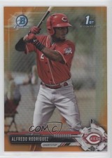 2017 Bowman Chrome Prospects Orange Refractor 5/25 Alfredo Rodriguez #BCP94 0ks